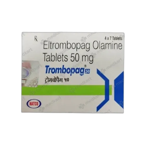 trombopag 50mg tablet 7's